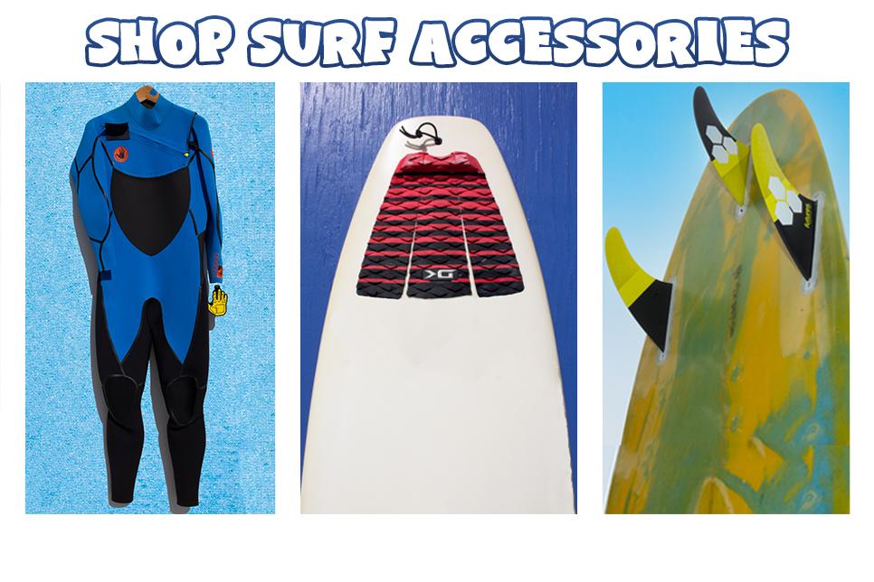 Surf Accessories Available in Shop!